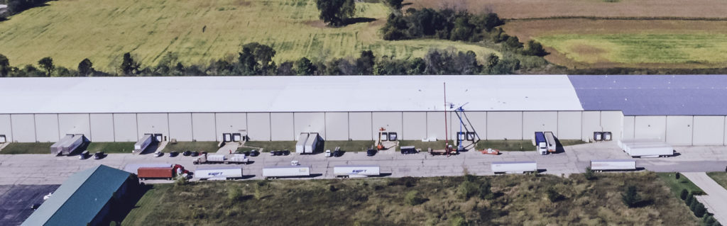 Aerial photo of the south West Bend facility